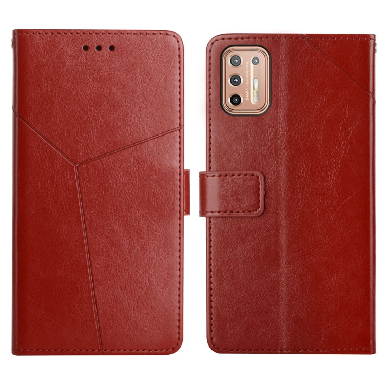 Y Stitching Horizontal Flip Leather Phone Case with Holder & Card Slots & Wallet & Photo Frame, For Motorola Moto G9 Plus, For Motorola Moto G9 Power, For Motorola Moto G9 / G9 Play, For Motorola Moto G10 / G20 / G30