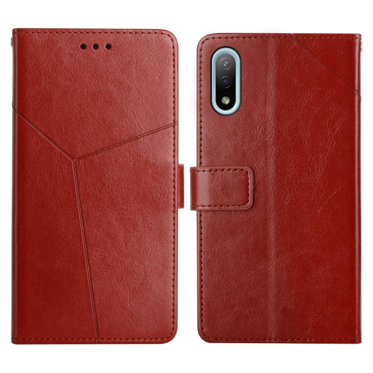 Y Stitching Horizontal Flip Leather Phone Case with Holder & Card Slots & Wallet & Photo Frame, For Sony Xperia 5 III, For Sony Xperia 10 III, For Sony Xperia Ace II