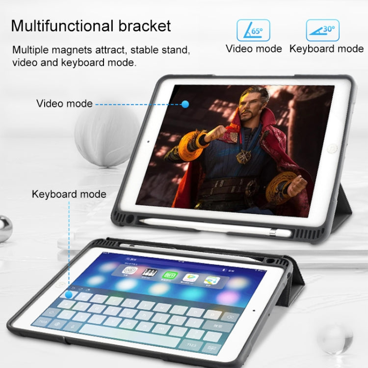 Mutural Horizontal Flip PC + TPU + PU Leather Case with Holder & Pen Slot