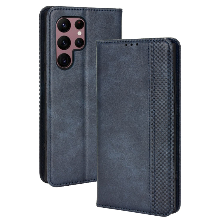 Magnetic Buckle Retro Texture Leather Phone Case
