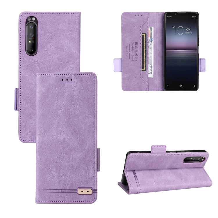 Magnetic Clasp Leather Phone Case, For Motorola Edge 20, For Motorola Edge 20 Lite / 20 Fusion, For Motorola Moto E20 / E40, For Asus ROG Phone 5, For Sony Xperia 1 II