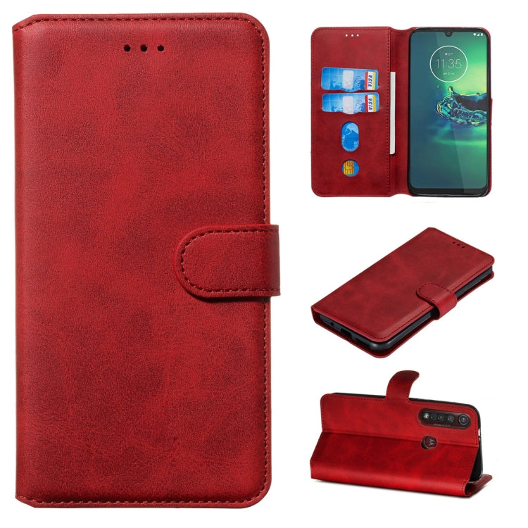 Classic Calf Texture Horizontal Flip PU Leather Case, with Holder & Card Slots & Wallet, For Motorola MOTO G8 / P40 Power / One Action, For Motorola Moto E6, For Motorola Moto G8 Plus