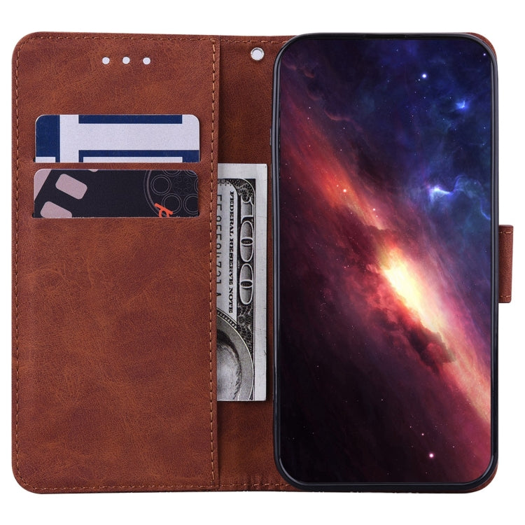 Geometric Embossed Leather Phone Case