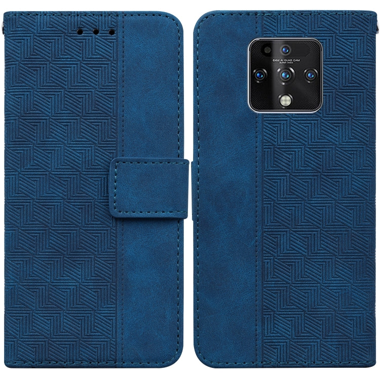 Geometric Embossed Leather Phone Case