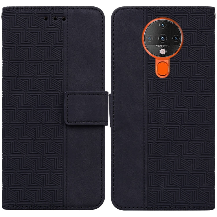 Geometric Embossed Leather Phone Case