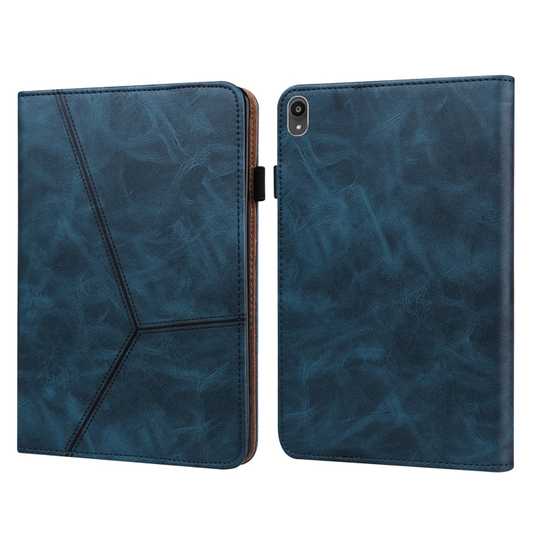 Solid Color Embossed Striped Leather Case, For Lenovo Legion Y700, For Lenovo Tab M10 10.1 inch, For Lenovo Tab P11 2020 11 inch, For Lenovo Tab M10 HD Gen 2