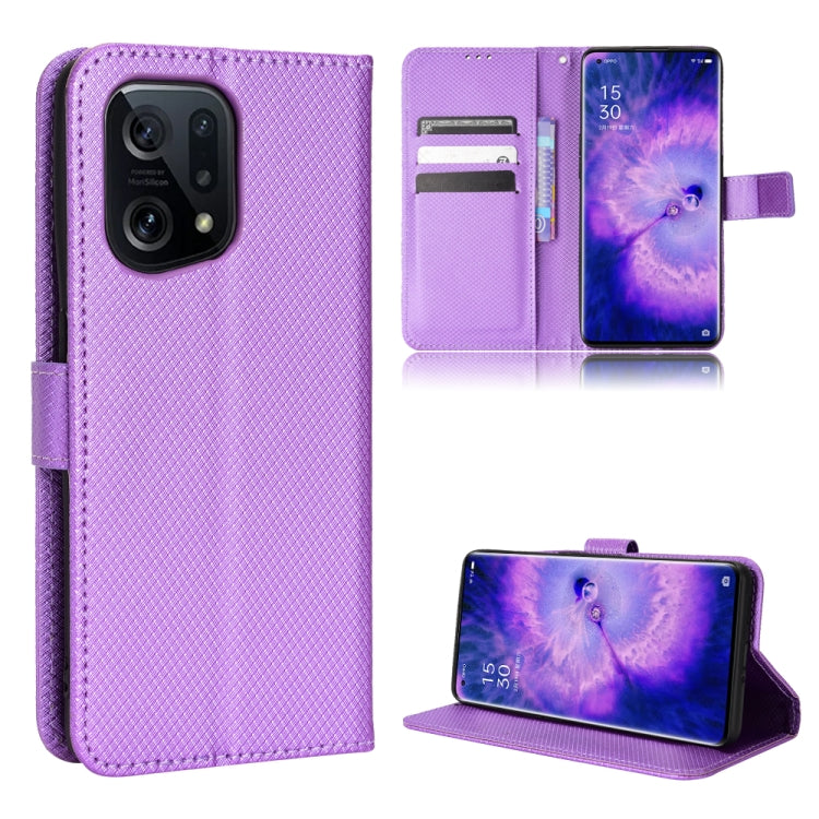 Diamond Texture Leather Phone Case