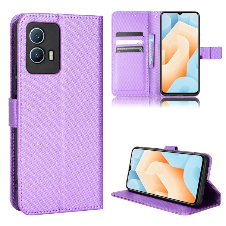 Diamond Texture Leather Phone Case, For OPPO Reno7 5G / Find X5 Lite, For vivo iQOO U5 5G, For Alcatel 1S 2021 / 3L 2021 / TCL 20E / 20Y, For Doogee S59 / S59 Pro