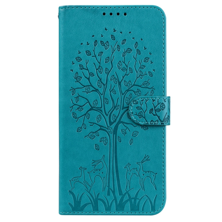 Tree & Deer Pattern Pressed Flip Leather Phone Case, For Nokia 3.4 / 5.4, For Nokia G20 / G10 / 6.3, For Sony Xperia 10 III, For Xiaomi Redmi 9T / 9 Power, For Xiaomi Redmi 10
