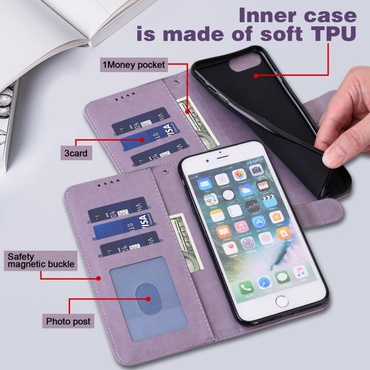 Tree & Deer Pattern Pressed Flip Leather Phone Case, For Xiaomi Redmi 9A, For Xiaomi Poco C3 / Redmi 9C