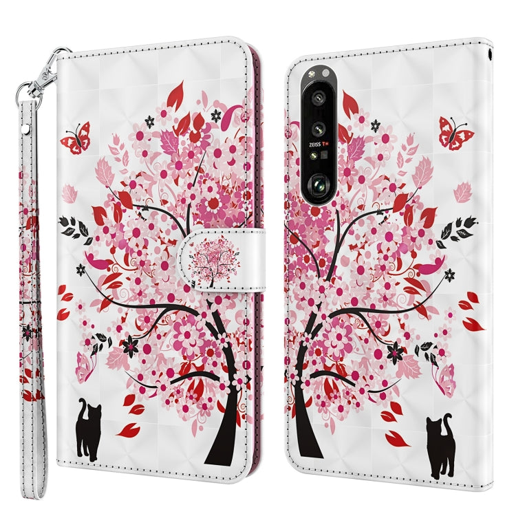 3D Painting Pattern TPU + PU Leather Phone Case