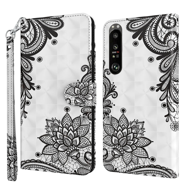 3D Painting Pattern TPU + PU Leather Phone Case