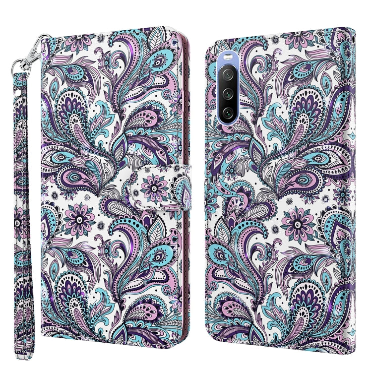3D Painting Pattern TPU + PU Leather Phone Case