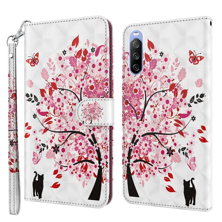 3D Painting Pattern TPU + PU Leather Phone Case