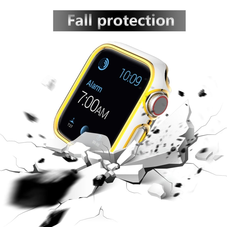 Two-color Electroplating PC Watch Case For Apple Watch Series