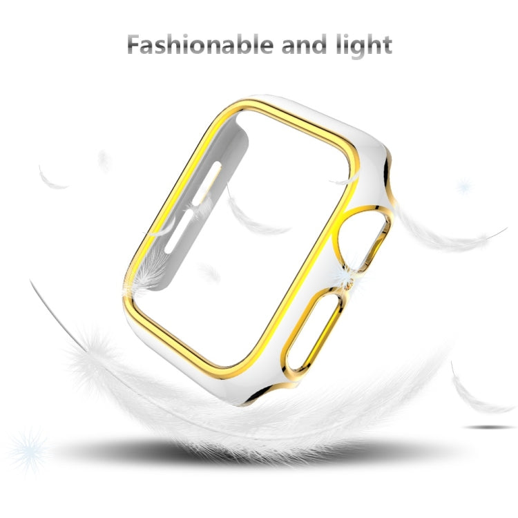 Two-color Electroplating PC Watch Case For Apple Watch Series