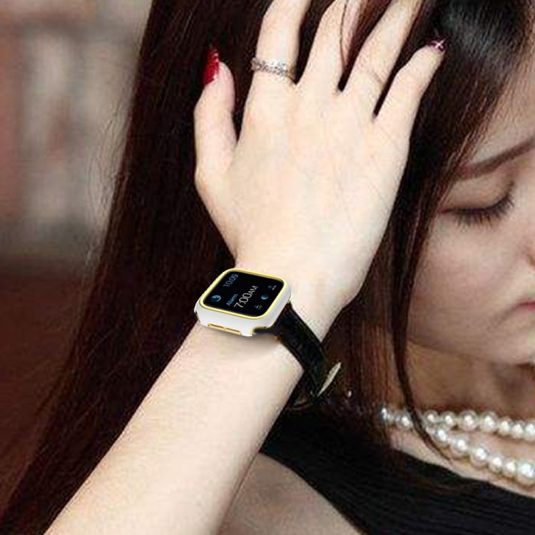 Two-color Electroplating PC Watch Case For Apple Watch Series