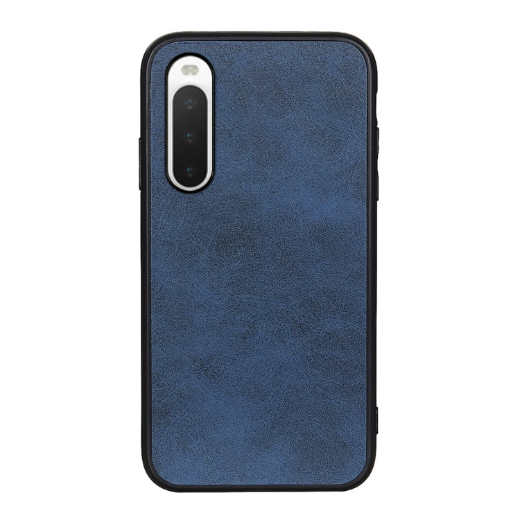 Two-color Cowhide Texture PU Shockproof Phone Case, For Sony Xperia 10 IV