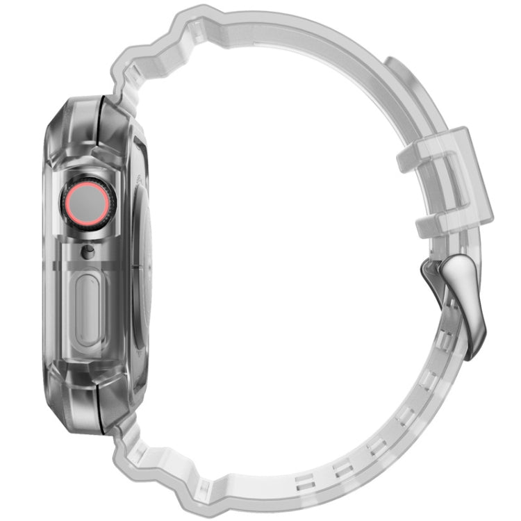 Transparent Watch Band For Apple Watch Series 8&7 45mm / SE 2&6&SE&5&4 44mm / 3&2&1 42mm(Transparent Brown), 7 41mm / 6&SE&5&4 40mm / 3&2&1 38mm, 7 45mm / 6&SE&5&4 44mm / 3&2&1 42mm
