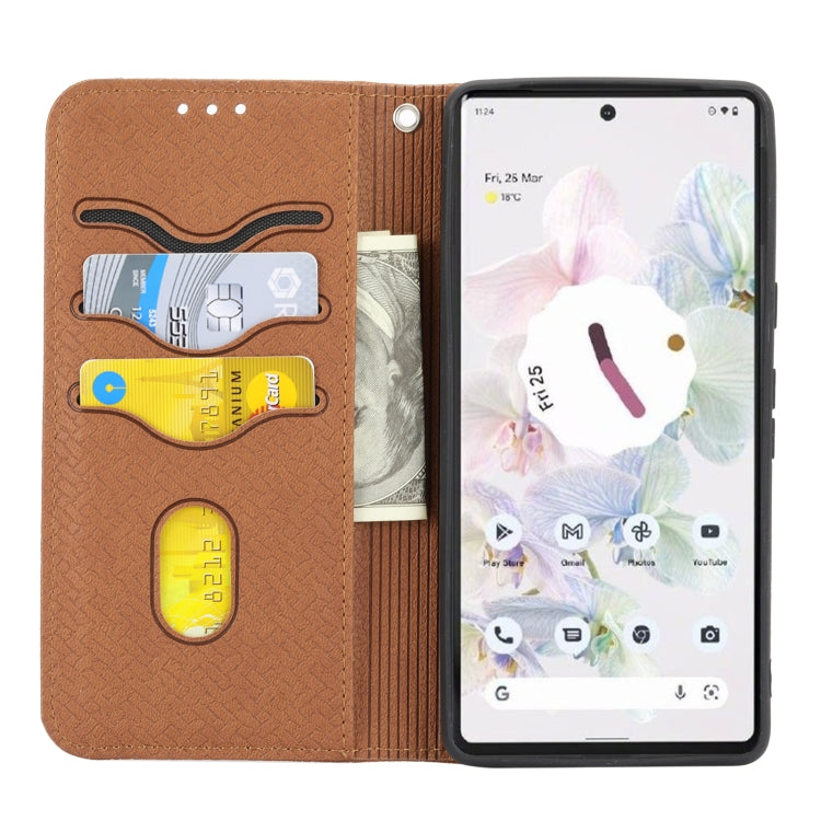 Woven Texture Stitching Magnetic PU Leather Phone Case, For Google Pixel 7, For Nokia G21 / G11, For Google Pixel 7 Pro, For Kyocera Android One S9 / Digno Sanga Edition