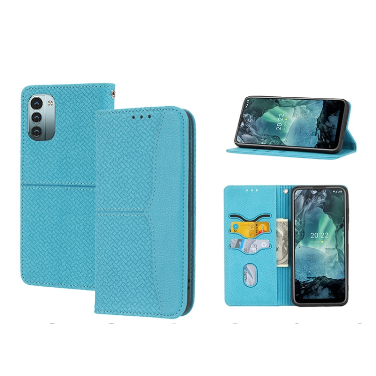 Woven Texture Stitching Magnetic PU Leather Phone Case, For Google Pixel 7, For Nokia G21 / G11, For Google Pixel 7 Pro, For Kyocera Android One S9 / Digno Sanga Edition