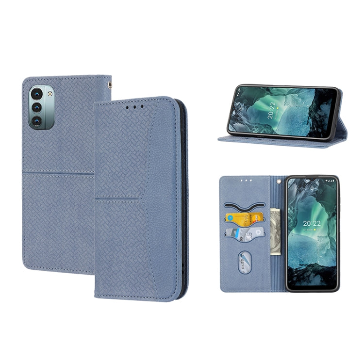 Woven Texture Stitching Magnetic PU Leather Phone Case, For Google Pixel 7, For Nokia G21 / G11, For Google Pixel 7 Pro, For Kyocera Android One S9 / Digno Sanga Edition