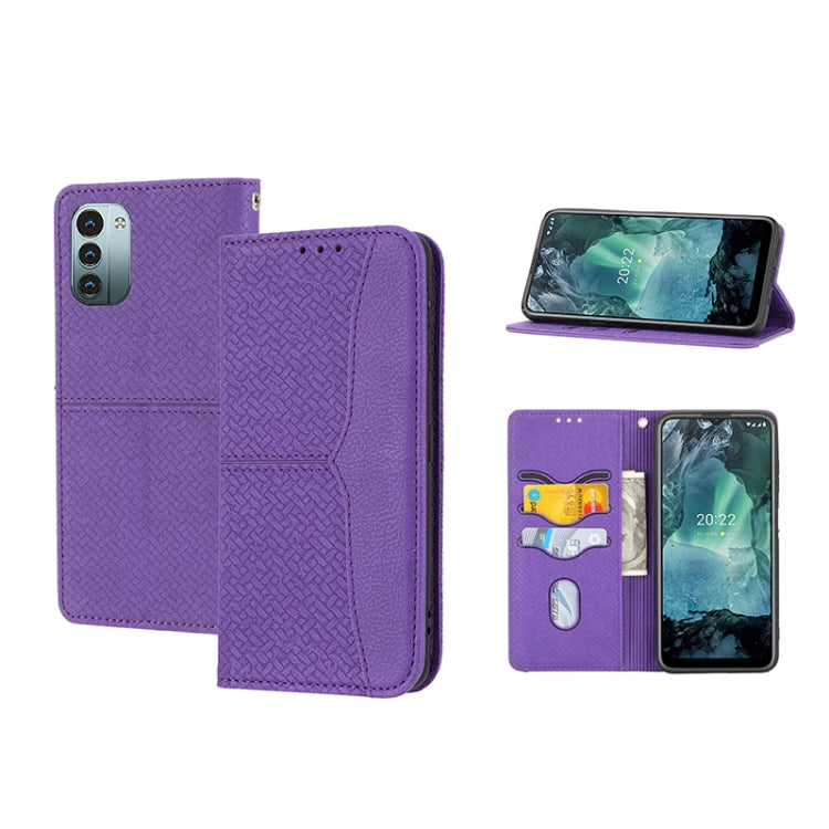 Woven Texture Stitching Magnetic PU Leather Phone Case, For Google Pixel 7, For Nokia G21 / G11, For Google Pixel 7 Pro, For Kyocera Android One S9 / Digno Sanga Edition