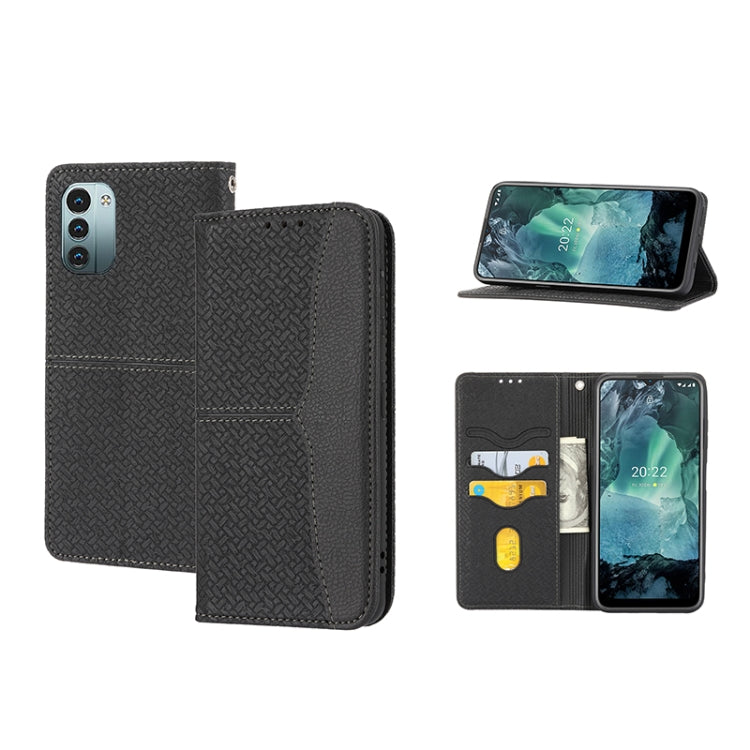 Woven Texture Stitching Magnetic PU Leather Phone Case, For Google Pixel 7, For Nokia G21 / G11, For Google Pixel 7 Pro, For Kyocera Android One S9 / Digno Sanga Edition