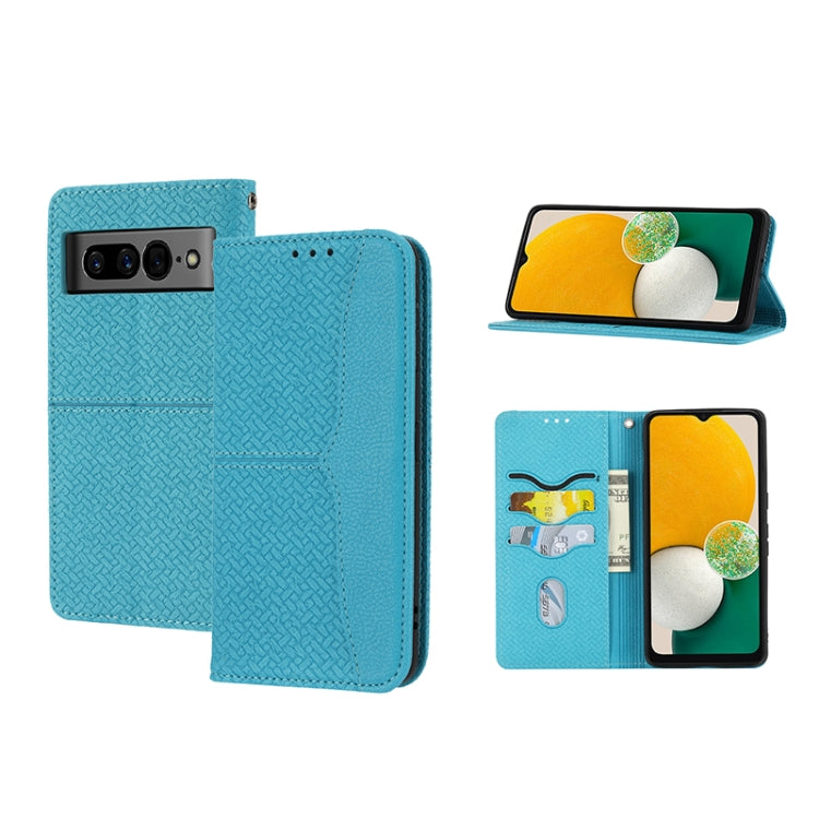 Woven Texture Stitching Magnetic PU Leather Phone Case, For Google Pixel 7, For Nokia G21 / G11, For Google Pixel 7 Pro, For Kyocera Android One S9 / Digno Sanga Edition