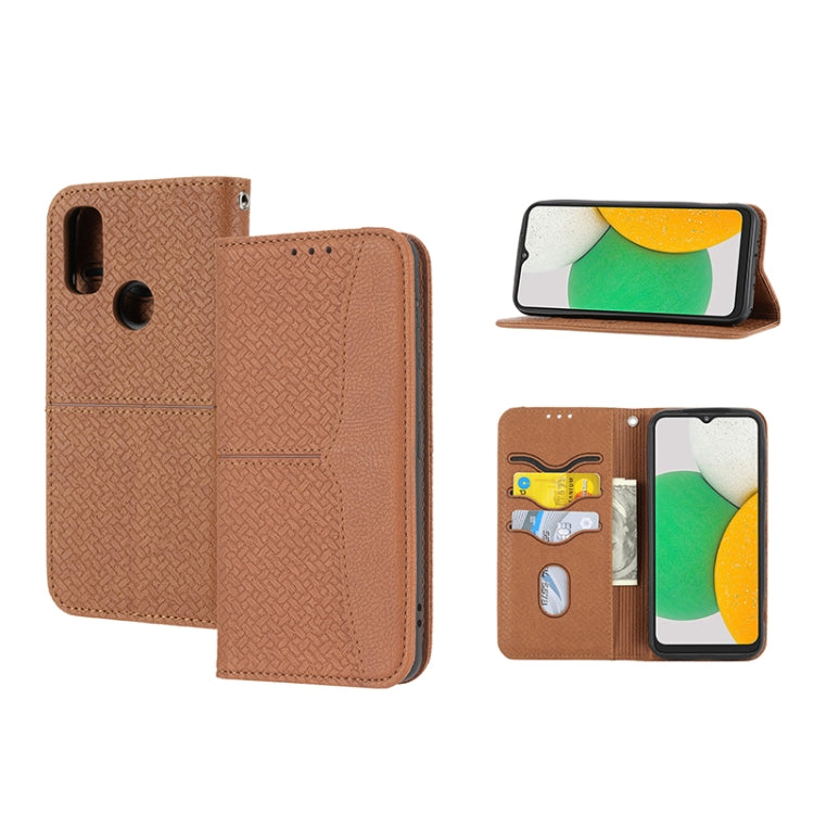Woven Texture Stitching Magnetic PU Leather Phone Case, For Google Pixel 7, For Nokia G21 / G11, For Google Pixel 7 Pro, For Kyocera Android One S9 / Digno Sanga Edition