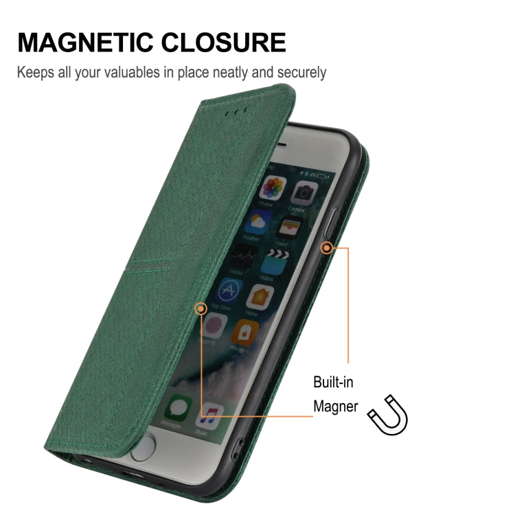 Woven Texture Stitching Magnetic PU Leather Phone Case, For Samsung Galaxy A03s 164.2mm US Version