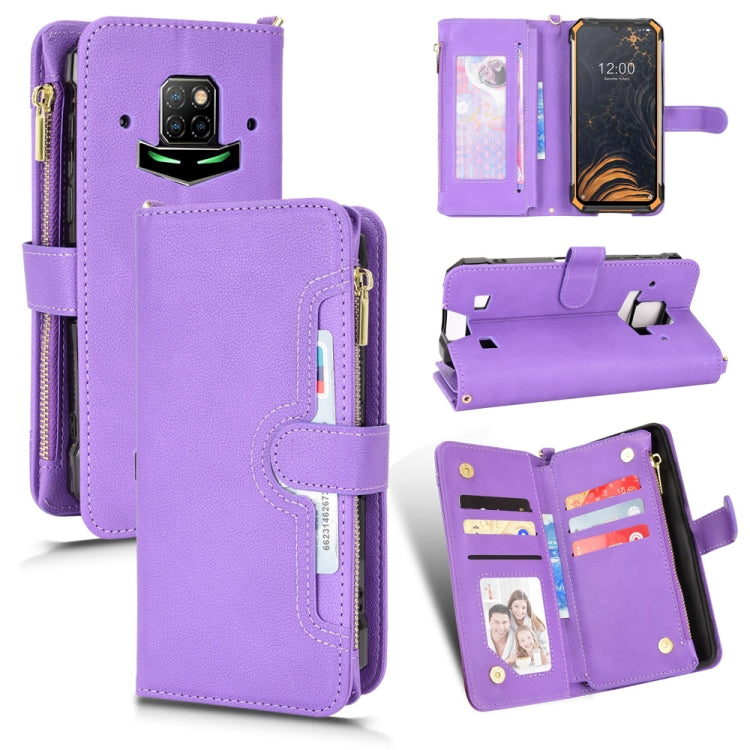 Litchi Texture Zipper Leather Phone Case, For Doogee S86 / S86 Pro, For Doogee S88 Pro / S88 Plus, For Doogee X96 Pro, For Sharp Aquos Zero6 / Aquos Air