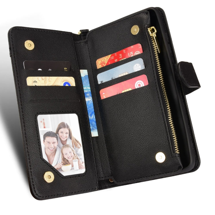 Litchi Texture Zipper Leather Phone Case, For Xiaomi Redmi Note 10 Pro / 10 Pro Max 4G, For Xiaomi Redmi Note 10 4G / Note 10S, For Nokia XR20, For Sony Xperia 5 III