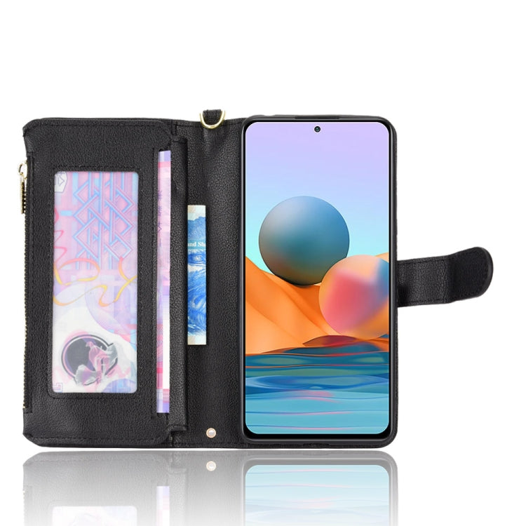Litchi Texture Zipper Leather Phone Case, For Xiaomi Redmi Note 10 Pro / 10 Pro Max 4G, For Xiaomi Redmi Note 10 4G / Note 10S, For Nokia XR20, For Sony Xperia 5 III