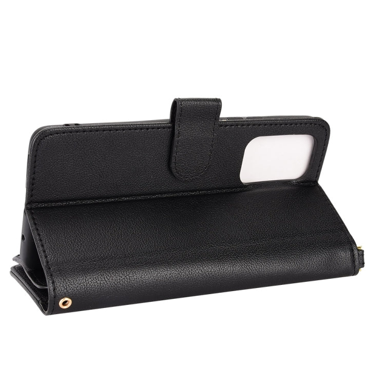 Litchi Texture Zipper Leather Phone Case, For Xiaomi Redmi Note 10 Pro / 10 Pro Max 4G, For Xiaomi Redmi Note 10 4G / Note 10S, For Nokia XR20, For Sony Xperia 5 III