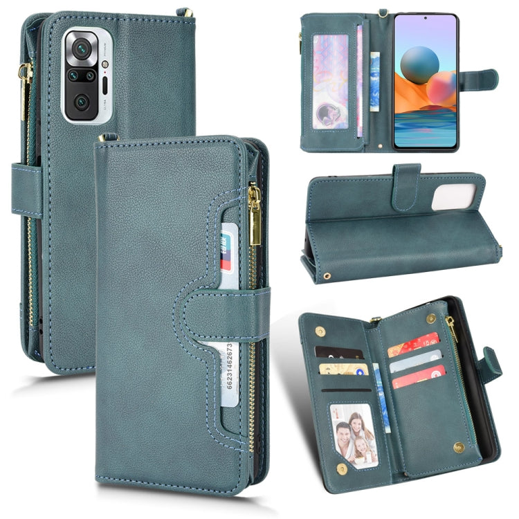 Litchi Texture Zipper Leather Phone Case, For Xiaomi Redmi Note 10 Pro / 10 Pro Max 4G, For Xiaomi Redmi Note 10 4G / Note 10S, For Nokia XR20, For Sony Xperia 5 III