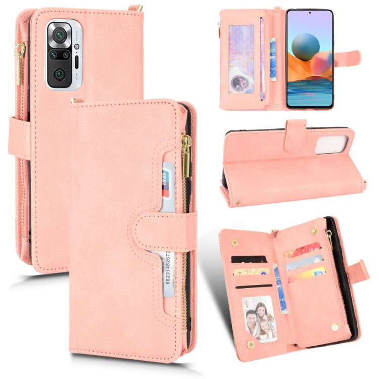 Litchi Texture Zipper Leather Phone Case, For Xiaomi Redmi Note 10 Pro / 10 Pro Max 4G, For Xiaomi Redmi Note 10 4G / Note 10S, For Nokia XR20, For Sony Xperia 5 III