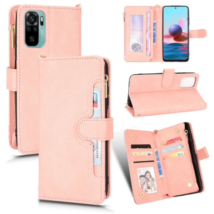 Litchi Texture Zipper Leather Phone Case, For Xiaomi Redmi Note 10 Pro / 10 Pro Max 4G, For Xiaomi Redmi Note 10 4G / Note 10S, For Nokia XR20, For Sony Xperia 5 III