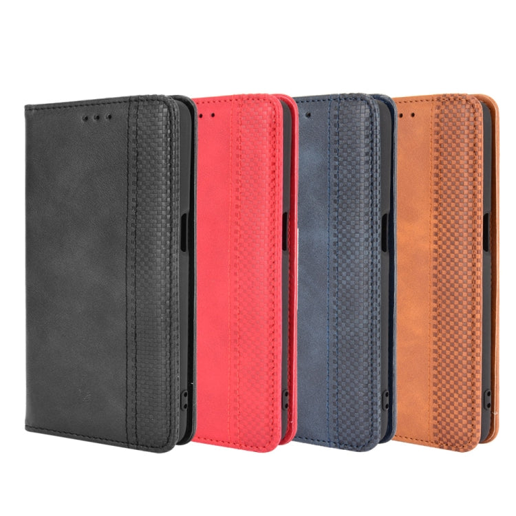 Magnetic Buckle Retro Texture Leather Phone Case