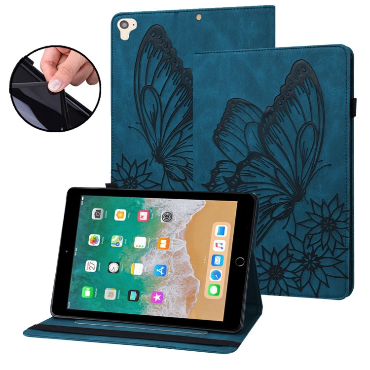 Big Butterfly Embossed Smart Leather Tablet Case, For iPad 10.2 2020 / Air 2019, For iPad Air 2 / 9.7 2018&2017, For iPad mini 2024 / mini 6, For iPad mini 2019 / 4 / 3 / 2 / 1