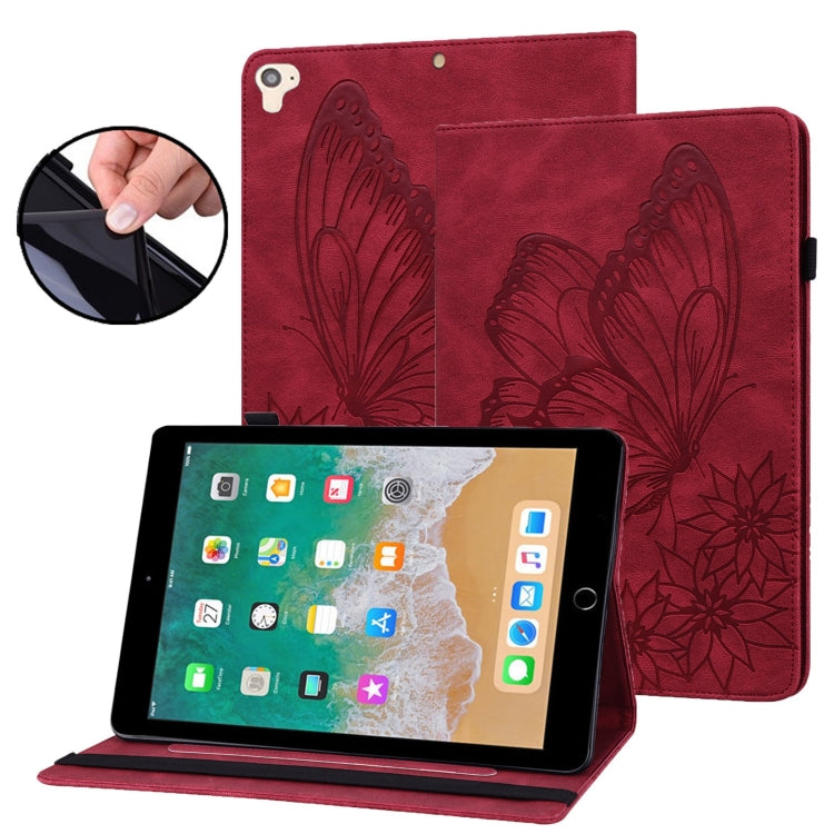 Big Butterfly Embossed Smart Leather Tablet Case, For iPad 10.2 2020 / Air 2019, For iPad Air 2 / 9.7 2018&2017, For iPad mini 2024 / mini 6, For iPad mini 2019 / 4 / 3 / 2 / 1