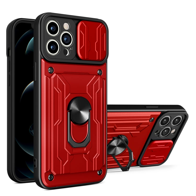 Sliding Camshield TPU+PC Phone Case with Card Slot, For iPhone 14, For iPhone 14 Pro, For iPhone 14 Plus