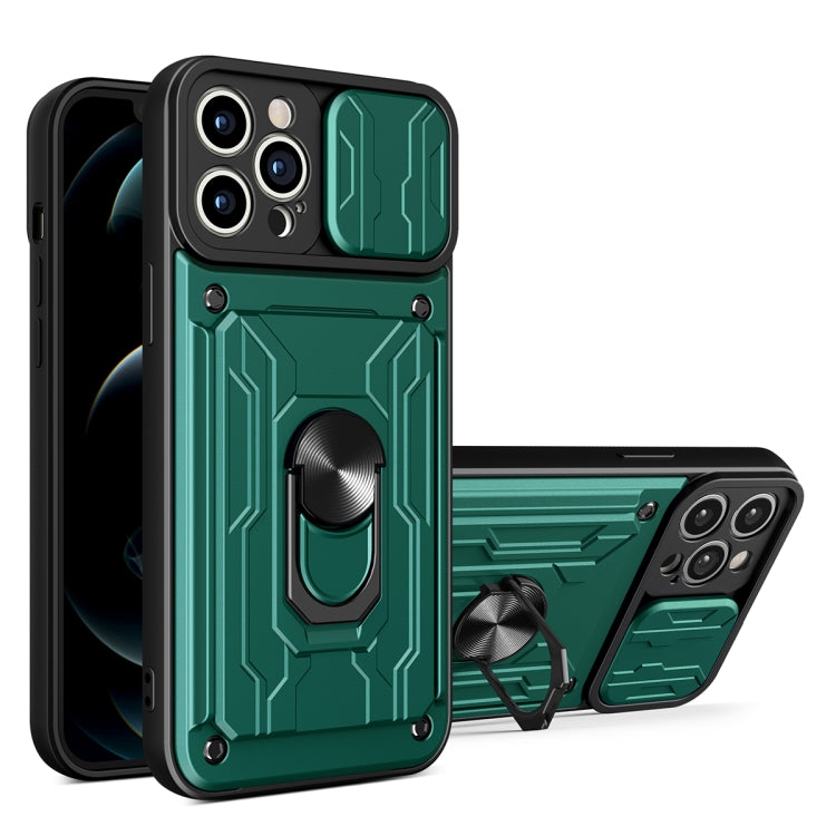 Sliding Camshield TPU+PC Phone Case with Card Slot, For iPhone 14, For iPhone 14 Pro, For iPhone 14 Plus