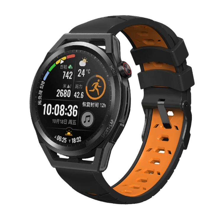 Trapezoidal Three-row Hole Silicone Watch Band, For Samsung Galaxy Watch 4 / Watch4 Classic, For Samsung Galaxy Watch 42mm