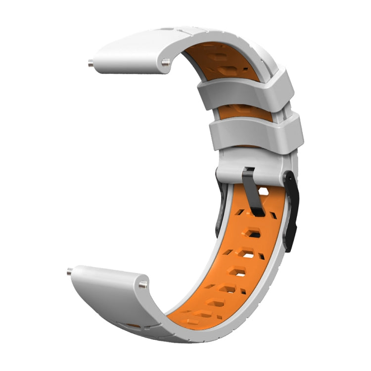 Trapezoidal Three-row Hole Silicone Watch Band, For Samsung Galaxy Watch 46mm, For Samsung Galaxy Watch Active
