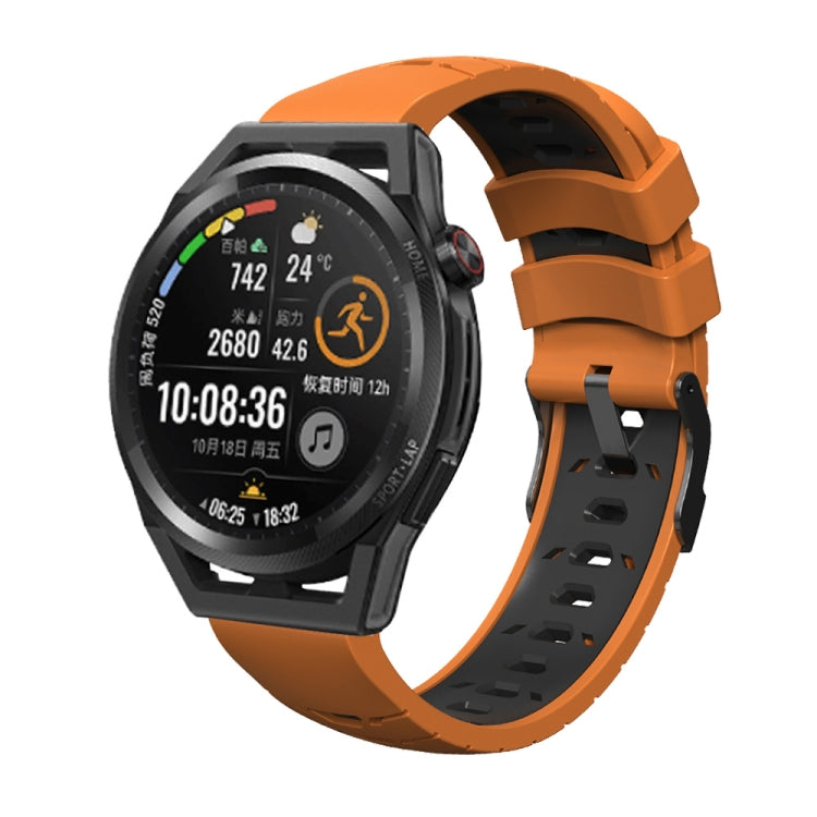 Trapezoidal Three-row Hole Silicone Watch Band, For Samsung Galaxy Watch 46mm, For Samsung Galaxy Watch Active