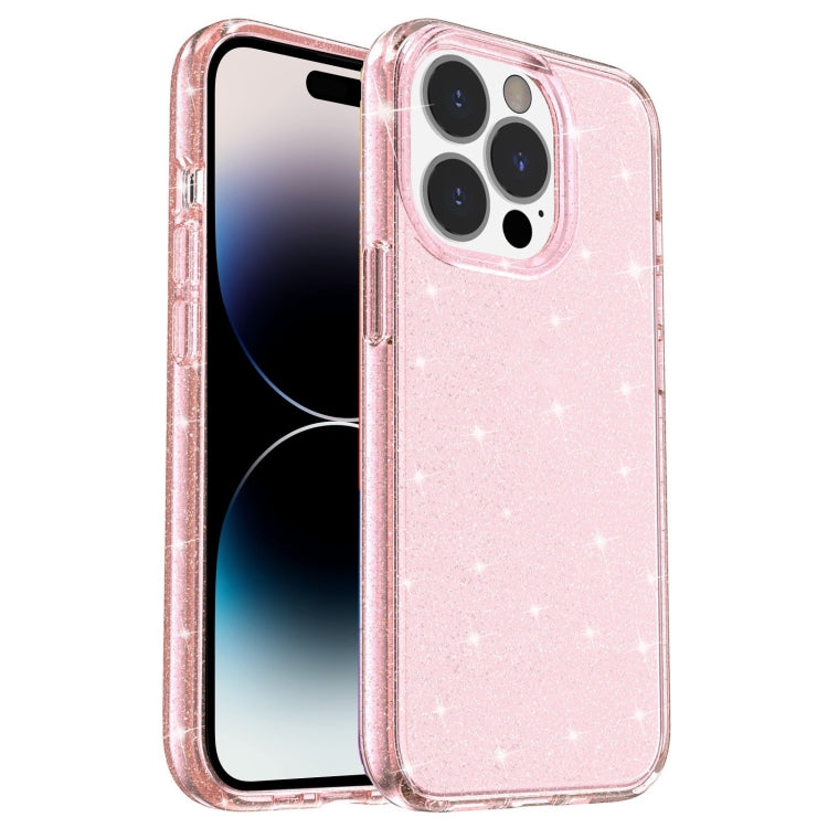 Shockproof Terminator Style Glitter Powder Protective Case, For iPhone 14, For iPhone 14 Pro, For iPhone 14 Plus, For iPhone 14 Pro Max