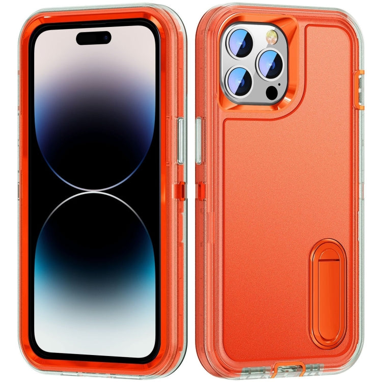 3 in 1 Rugged Holder Phone Case, For iPhone 14 Pro, For iPhone 14 Pro Max