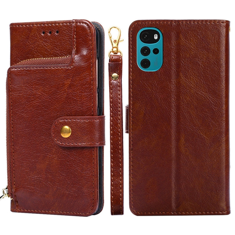 Zipper Bag Leather Phone Case, For Motorola Moto E32, For Motorola Edge 30 Pro, For OPPO A36/A76 4G Global, For Motorola Edge 30, For OPPO A57 5G 2022/Realme Q5i, For Motorola Moto G22