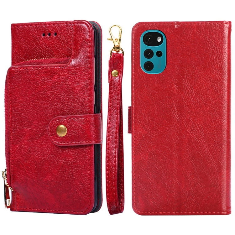 Zipper Bag Leather Phone Case, For Motorola Moto E32, For Motorola Edge 30 Pro, For OPPO A36/A76 4G Global, For Motorola Edge 30, For OPPO A57 5G 2022/Realme Q5i, For Motorola Moto G22
